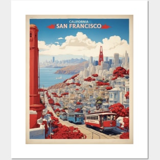 San Francisco California United States of America Tourism Vintage Posters and Art